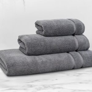 Egyptian Supreme 800gsm Giza 95 - Anthracite, Komplet 3 sztuk